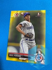 2017 1st Bowman Prospects Yellow #BP20 Angel Perdomo